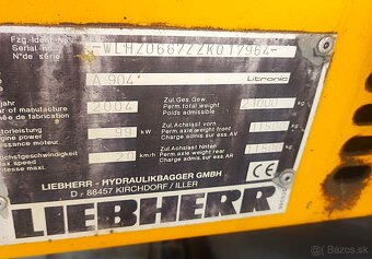 Kolesové rýpadlo Liebherr 904 Litronic - 6