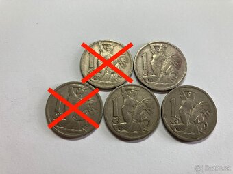 Československo mince - vzácnejšie ročníky - 6