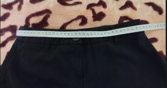 Bershka elegantné čierne nohavice veľ.38, stav ako na fotke - 6