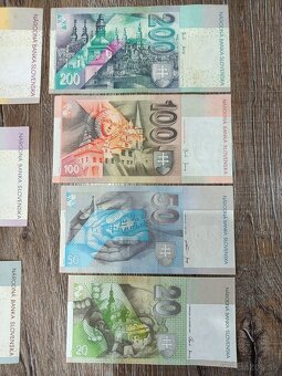 Sada Slovenských bankoviek - 6