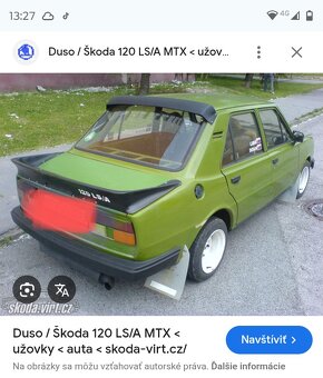 Spoiler škoda 220 125 130 - 6