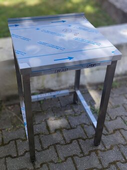 Pracovný stôl, nerezové stoly do veľkokuchyne, gastro - 6