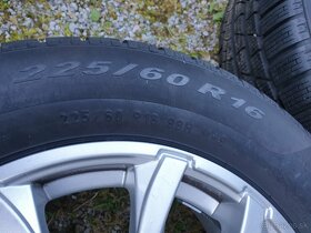 Alu disky Brock 5x112 R16 + Zimné pneu 225/60 R16 - 6