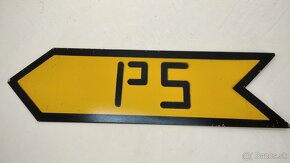 Železná tabuľa - smerovka PS/Sd - iron signposts - značky - 6
