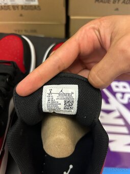 Nike Air Jordan 1 Low Bred Toe, 41,42,5,43,44,44,5 - 6