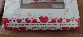 Bavlnené srdiečkové obliečky - 6