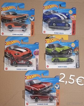 Hot Wheels zberateľská zbierka - nové autá v balení - 6