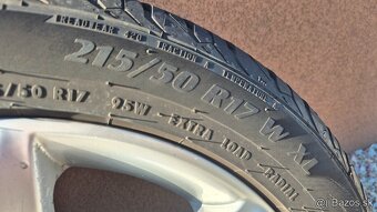 Predam kolesa Peugeot/Citroen 4x108 r17+pneumatiky - 6