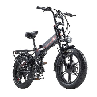 Skladaci Elektricky Bycikel 2x 1000 W 20 Ah Fatbike - 6
