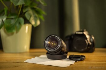 Canon 550D + 28-80mm + blesk + 64GB karta + taška (top stav) - 6