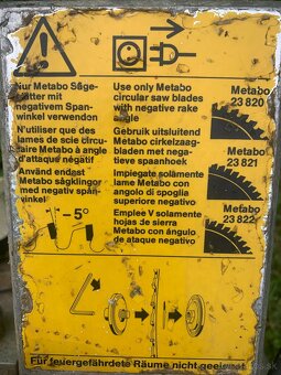 Predám pokosovú pílu Metabo - 6