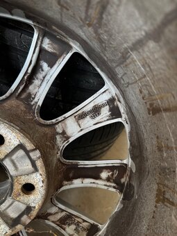 Original Audi disky 5x112 ET 39 s letnymi pneu 225/55 R17 - 6