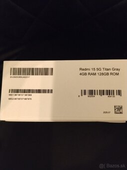 Xiaomi Redmi 15 5G Titan Grey - 6