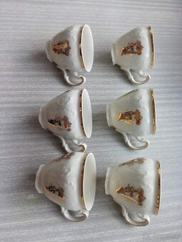 Šálky a podšálky, porcelán. - 6
