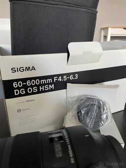Sigma 60-600 DG OS HSM Sport, bajonet Canon EF - 6