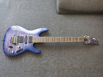 Ibanez S570DXQM Bright Blue Burst - 6