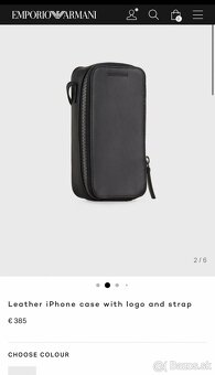 Emporio Armani iphone case / kabelka na telefon kozena - 6