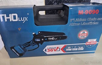 Akumulátorová mini reťazová píla 2x bateria - 6