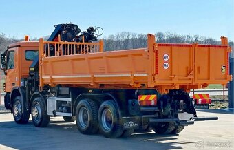 Mercedes-Benz Actros 3241-8x4–SklápěčValník+HR-HIAB 322 EP-4 - 6