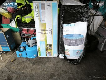 Predám komplet nový bazén Marimex 366x122-schody cerpadlo - 6