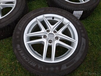 17" ALU 5x112 (audi a iné) + zimné 225/55 17 8,5mm TOP - 6