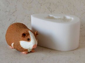 Silikónová 3D forma morské prasiatko - 6