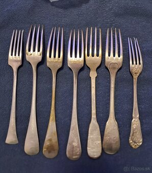 Postriebrena sada priborov - 6