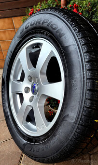 alu R17 5x108, senzory, zimné pneu 235/65, orig. Volvo XC60 - 6