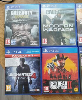 Sony Playstation 4 500GB + 13 hier +externy disk - 6