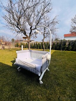 Detská prístavná postieľka CAM Cull šedá - 6