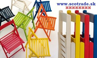 FaNTaSTicKé Certifikované Drevené Skladacie Bukové Stoličky - 6