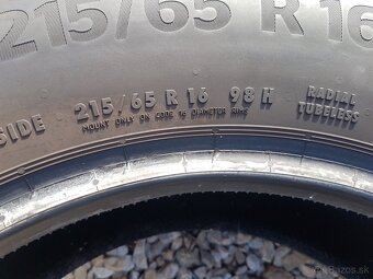 215/65 r16 letné pneumatiky 4ks Continental DOT2020 - 6