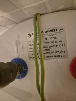 Predám starý elektricky ohrievač vody ELDOM Invest/eliz - 6