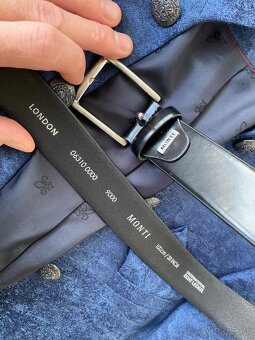 Wilvorst, svadobný modrý barokový oblek - 6