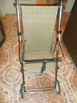 pevný kovový športový kočík retro - 6