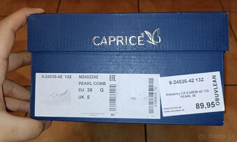 Elegantné mokasíny CAPRICE - 6