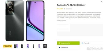 Realme C67 6GB/128GB čierny, DualSIM + 10mes.záruka v Alze - 6