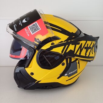 Silniční překlápěcí přilba LS2 Advant II TAPE - 6
