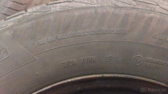 predám zimné pneu 215/70 r16 matador - 6