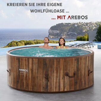 AREBOS nafukovacia vírivka, In & Outdoor, 7 osôb - 6