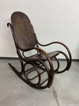 Hojdacie kreslo Thonet no 7022 ,menší model s potlačeným sed - 6