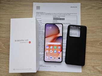 Xiaomi 13T cierny, 8GB / 256GB, zaruka, kryt,sklo - 6