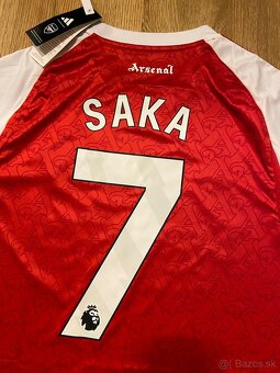 Arsenal dres Saka 7 – Premier League – veľkosti M a L – nový - 6