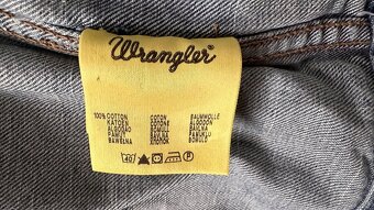Pánska,kvalitná džínsová bunda WRANGLER - veľkosť L - 6