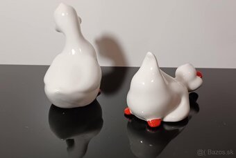 Krásne porcelánové staré kačičky 60 te roky - 6