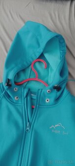 Dámska modrá softshell bunda - 6