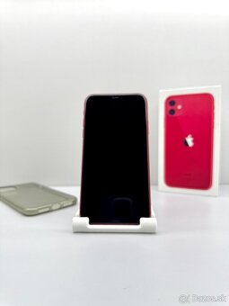 iPhone 11 RED NOVÁ BATÉRIA 100% + PRÍSLUŠENSTVO - 6