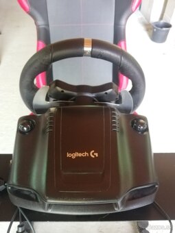Predám herný závodný simulátor na PC – Logitech G920 + Shift - 6