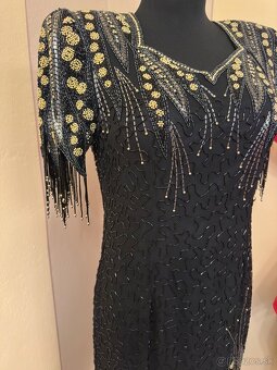 Ručne robené spoločenské/plesové šaty - 6