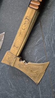 Valaška strieborná aj zlatá  100cm mat. Mosadz - 6